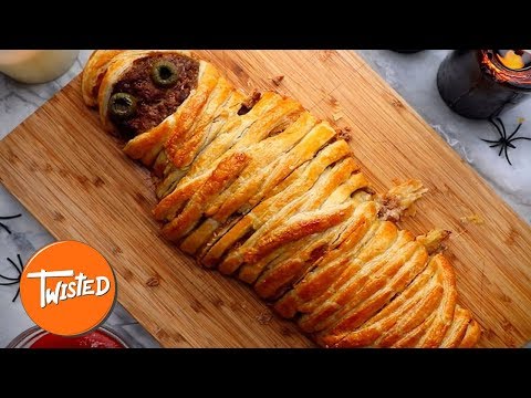 How To Make A Meatloaf Mummy  Halloween Party Recipes  Halloween Snacks  Twisted