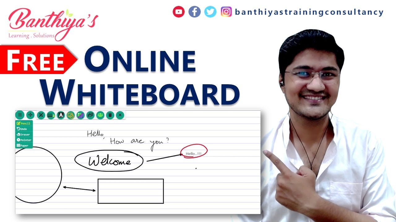 How to Use Online Whiteboard NoteBookCast Tutorial Hindi YouTube