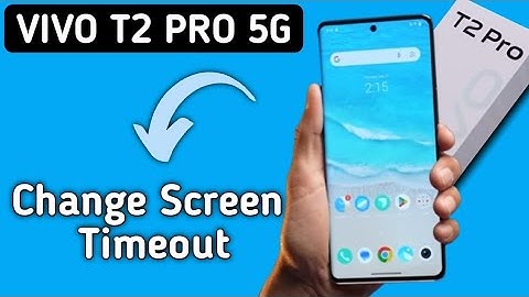 Vivo T1 Pro 5G Screen Timeout Settings || How to use Vivo T1 Pro 5G mobile setting