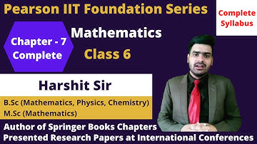 Pearson IIT Foundation Series Class-6 Chapter - 7 (Complete) | IIT Foundation Mathematics | Olympiad