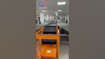 Linear cross belt sorter system
