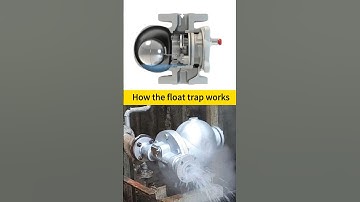 The working principle of float trap #machinery #industrial #valve #float trap