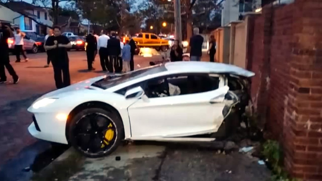 Arriba 34+ imagen choque de un lamborghini