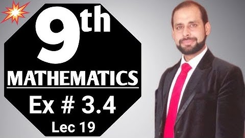 9 class Mathematics CH 3 Ex 3.4 || Math 9 class ch 3 Logarithms | 9th Math Ch 3 Ex 3.4 || Lec 19