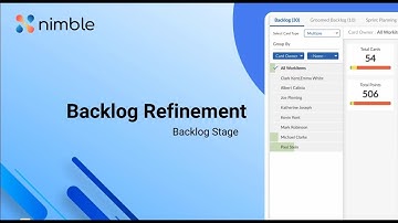 Learn to use Backlog Refinement - Backlog Stage