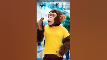 AI monkey blog viral #shorts #funny #monki #ai