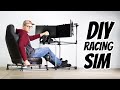 トリプルモニター付きDIYレーシングシミュレーターコックピット！