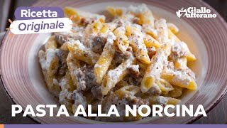 PASTA alla NORCINA – Una ricetta tradizionale cremosa e saporita, direttamente dall’Umbria! 😋