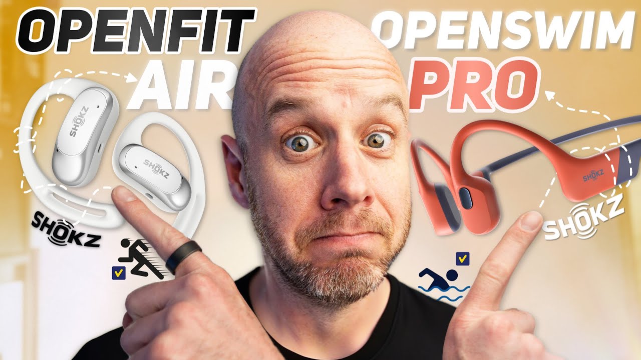 OpenFit Air and OpenSwim Pro - the ULTIMATE sportheadphones by Shokz