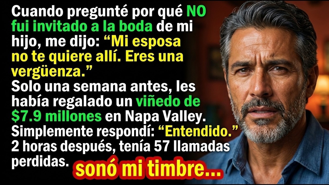 El teléfono dejó de sonar cuando la batería se agotó tras la llamada número cincuenta y siete. Cincuenta y siete llamadas perdidas de mi hijo, mi nuera y gente que ni conocía, mientras la lluvia...
