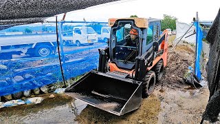 スキッドローダーをわさび田で使ってみた【ジョブサン】5SDK5