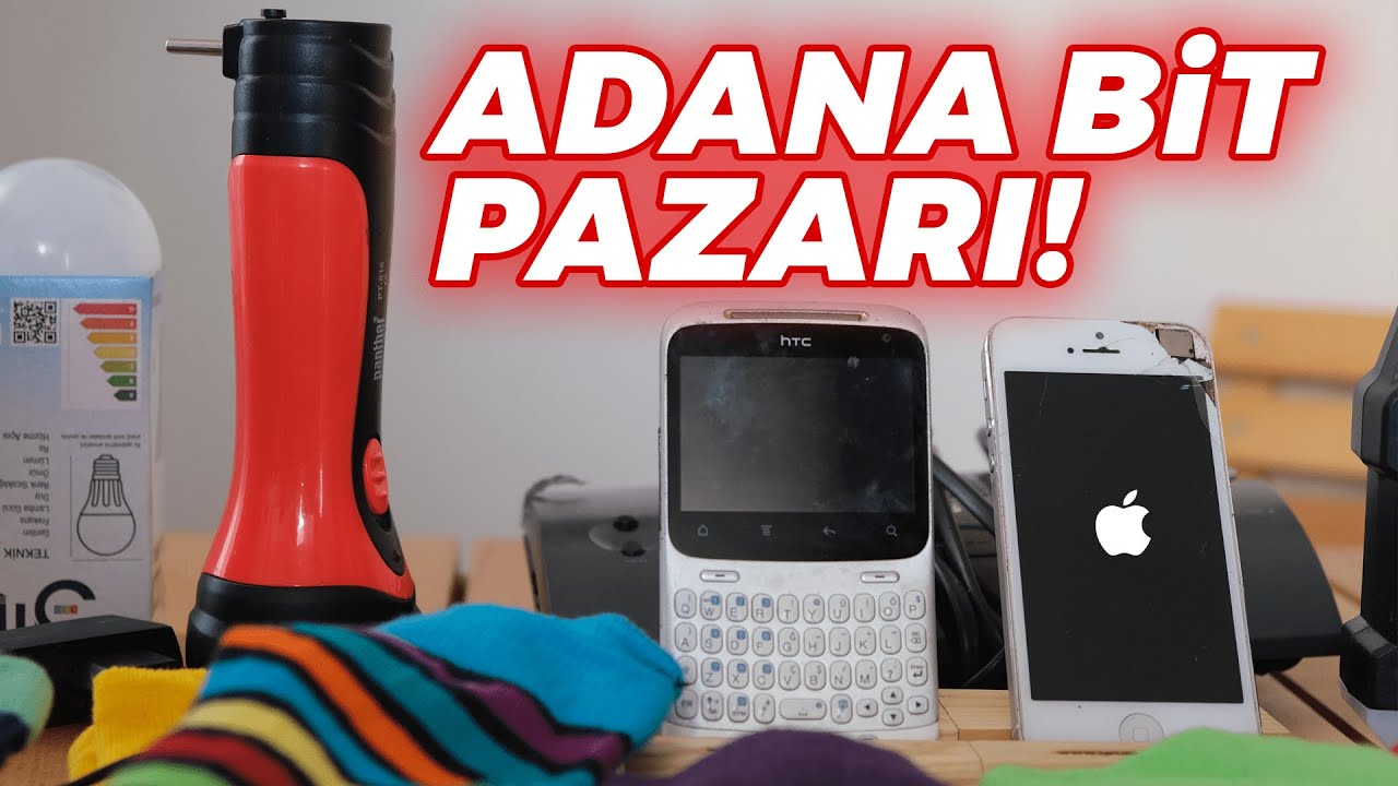 ADANA'da Tehlikeli BİT Pazarına Gidip 100₺'ye Telefon Aldık! (HER ŞEY İNANILMAZ UCUZ)