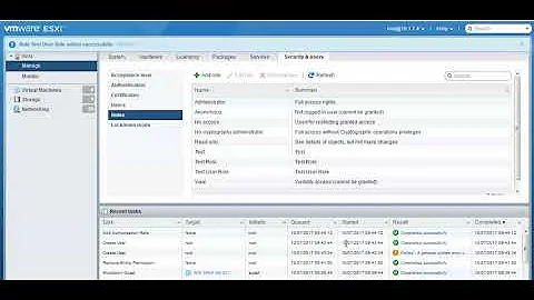 How to Add User Locally  on VmWare ESXI 6 5 Host with Roles & Permission