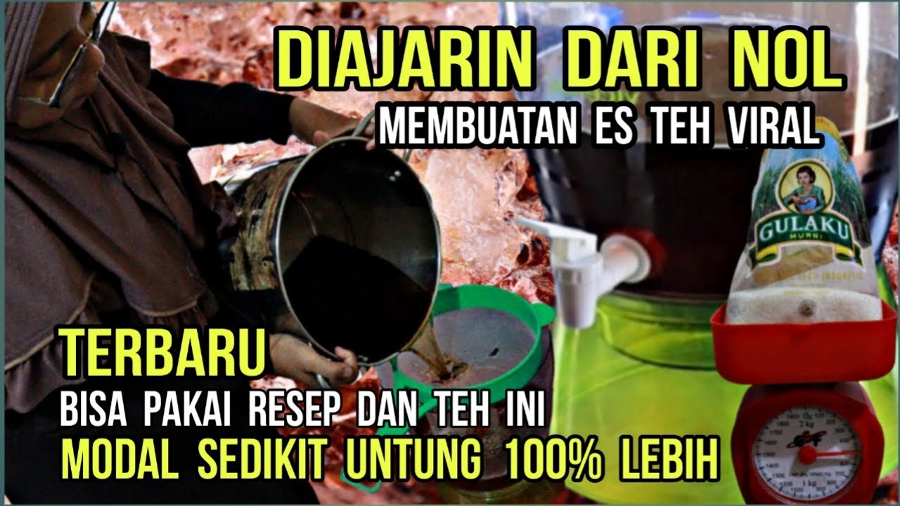 IDE USAHA ES TEH VIRAL 2023 !! MODAL SEDIKIT UNTUNG 100% LEBIH AUTO CUAN