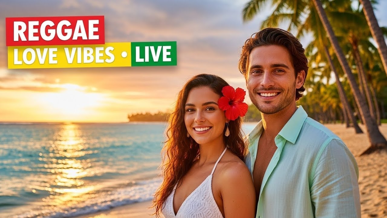 🏖️ Reggae Beach Vibes Live 🌅 Chill Music for Relax, Peace & Positive Mood