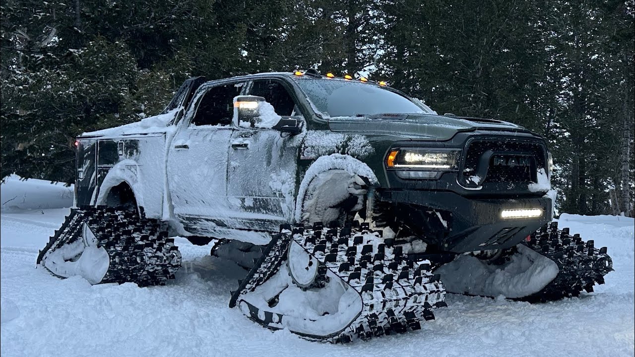 TESTING MASSIVE TRACKS IN DEEP SNOW!