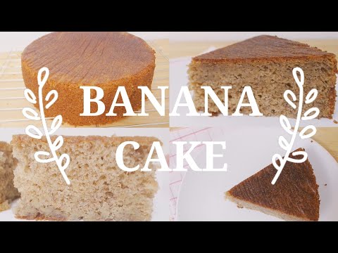 Fluffy and Moist Banana Cake Recipe