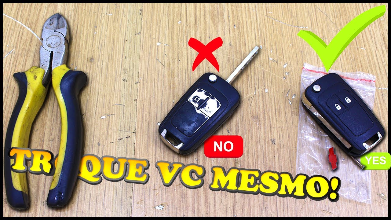 Como trocar a carcaça da chave canivete original Gm cruze, cobalt, onix, Sonic, s10, spin