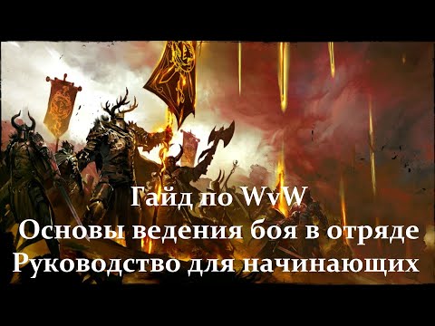 Видео: Guild Wars 2. WvW. Основы ведения боя в отряде. Руководство для начинающих.