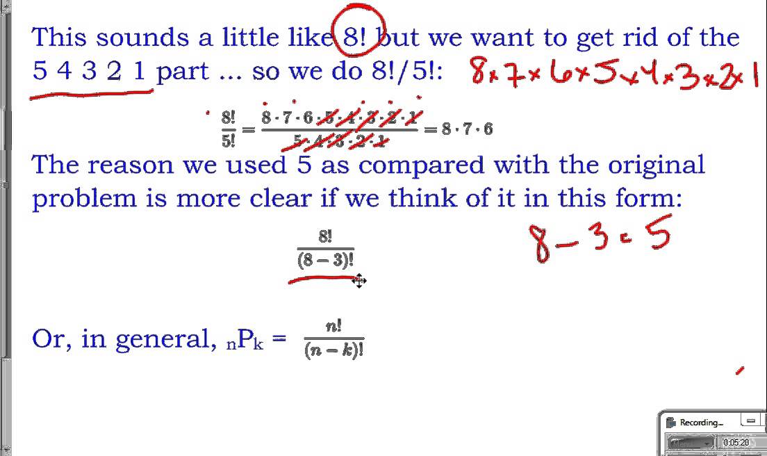 Combinations and Permutations YouTube