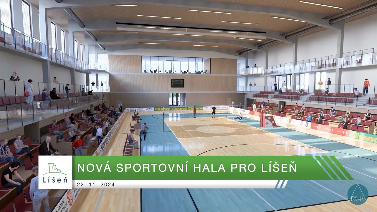 Představení studie nové sportovní haly v Líšni
