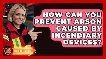 How Can You Prevent Arson Caused By Incendiary Devices? - Inside the Firehouse