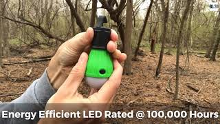 Hanging Outdoor LED Camping Tent Lamp Demonstration screenshot 5
