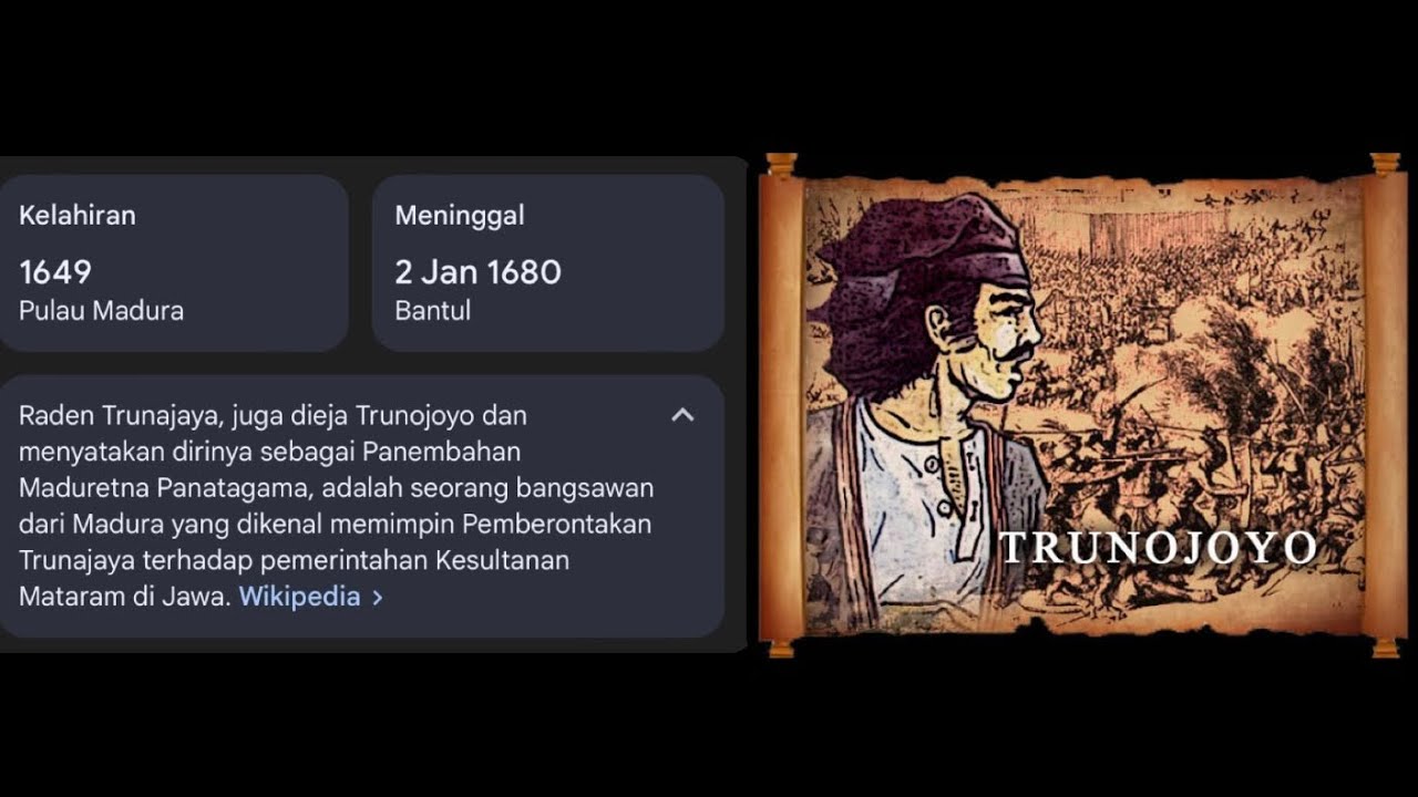 BIOGRAFI Trunojoyo - Aresya Putri M (4) - YouTube
