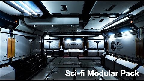 Modular Sci-Fi Corridors and Rooms Asset Pack [Unreal Engine 4] Demo Level