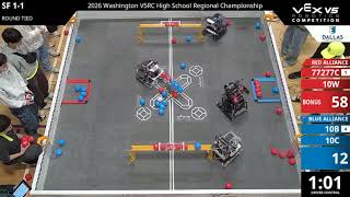 Washington Regionals : Default Division - SF #1-1 - 77277C & 10W vs 10B & 10C - Auton + Driver
