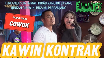 KAWIN KONTRAK Karaoke TANPA VOKAL COWOK - DIFARINA INDRA Ft FENDIK - ADELLA MUSIC