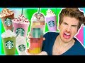 MIXING EVERY STARBUCKS FRAPPUCCINO! -TASTE TEST