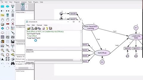 Testing Mediation in SEM- AMOS (Part10)