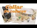 COLLAR CON CRISTALES EN COLORES (BISUTERIA)