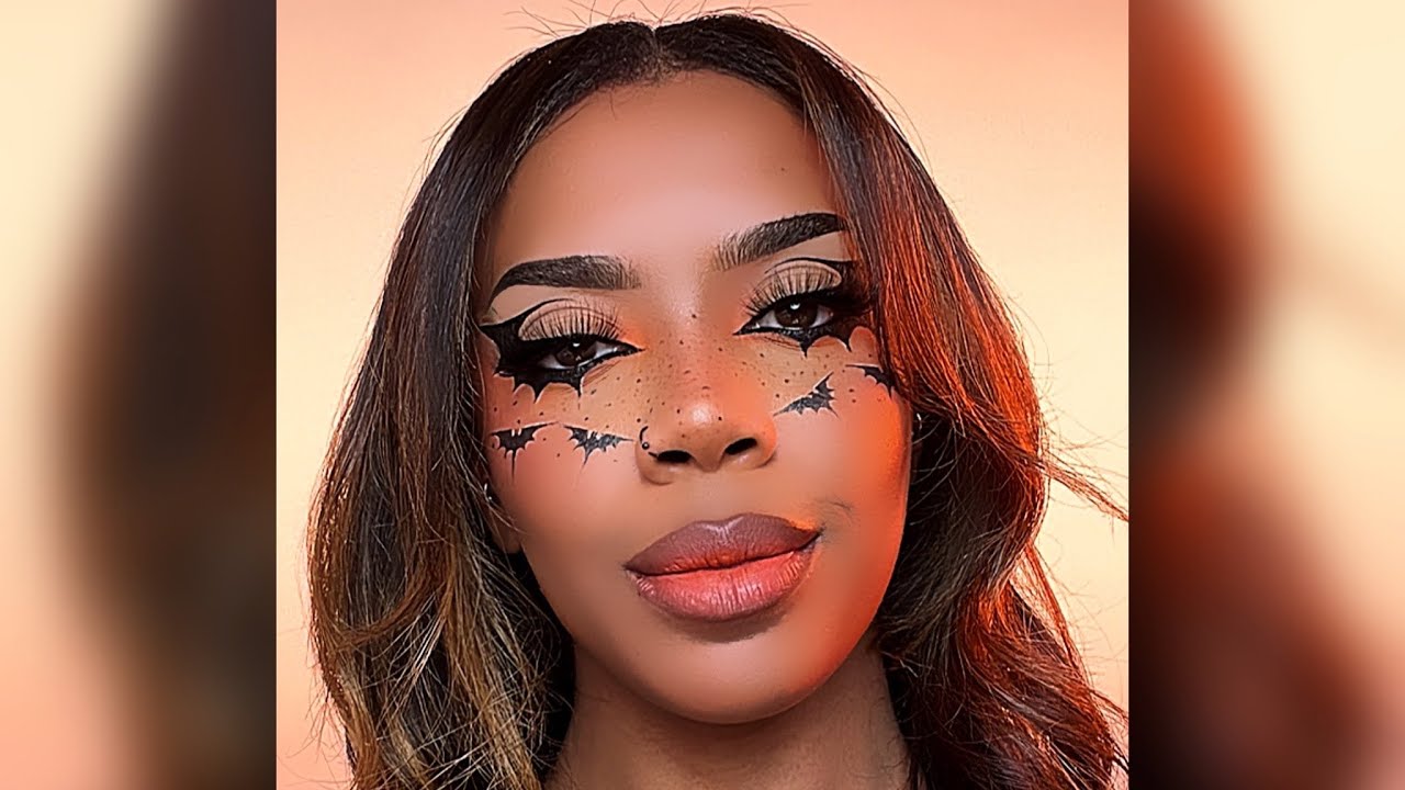 BAT WINGS MAKEUP TUTORIAL FOR HALLOWEEN - YouTube