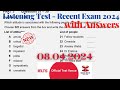 Ielts listening actual test 2024 with answers  08042024