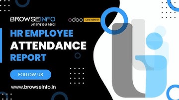 Employee Attendance Report | HR Attendance Report Odoo App