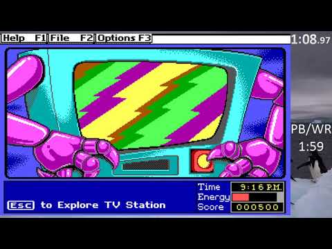 Super Solvers Outnumbered! (DOS) - All 4 Clues - Speedrun - 1m56s