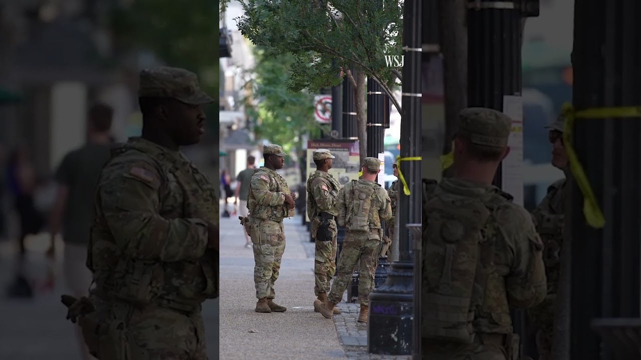 What’s Next for DC Four Weeks After Trump’s Troop Deployment | WSJ News #wsj #trump #dc