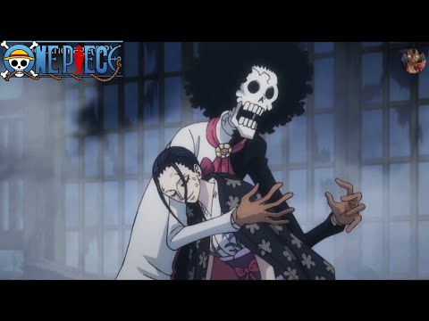 Brook Carries Robin And Defeat Black Maria One Piece 