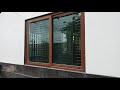 Upvc aluminium wooden window frame and it's design