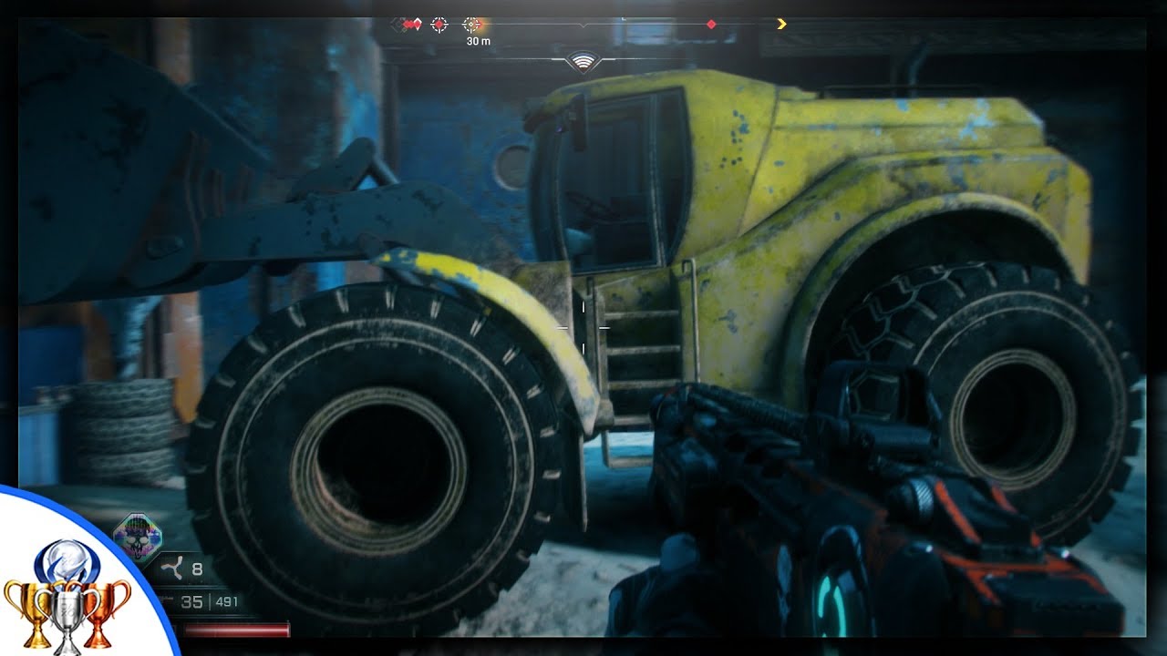 Rage 2 Dozing Trophy Guide - Scoop up an enemy with the Dumper Truck