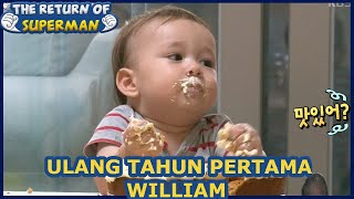 Ulang Tahun Pertama William |Nostalgia Superman|SUB INDO|170730 Siaran KBS WORLD TV|