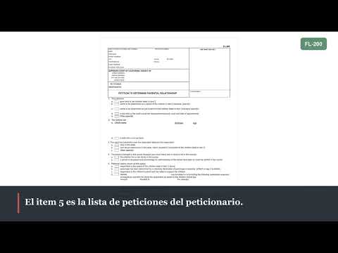Cómo Llenar el Formulario FL-200 en California (2026): Petición de Parentesco