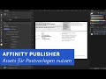 Affinity Publisher: So helfen dir Assets beim Einhalten der Postnorm
