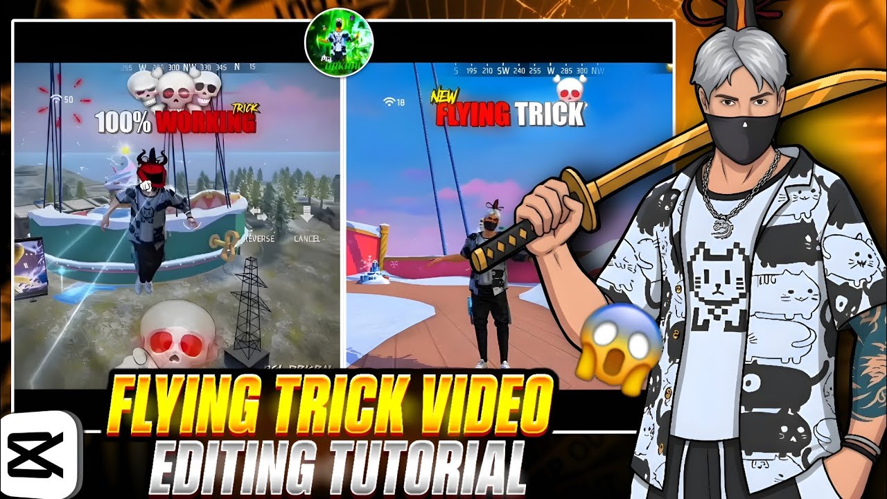 VIRAL 🪽 Flying Trick like PGL FLASH and PGL DRKRAI editing tutorial 🤯 || editing tutorial 