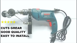 electric drill plate cutter installation video - plug-in cordless drill