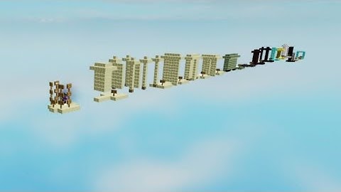 Minecraft Jump Per Difficulty Chart Obby | All Stages | Stage 1 - 17