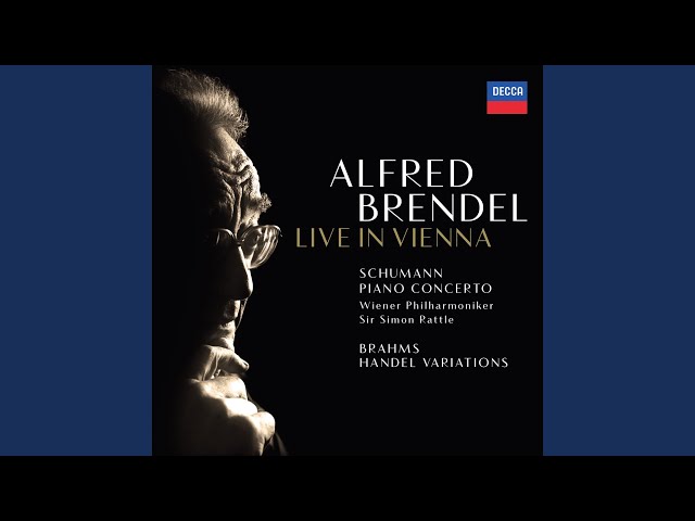 Brahms - Variations sur un thème de Haendel : Variations 6 à 12 : Alfred Brendel, piano