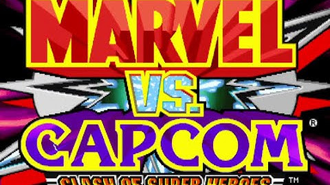 Marvel vs  Capcom: Clash of Super Heroes(Arcade) - Full Playthrough as War Machine & Capt. Commando